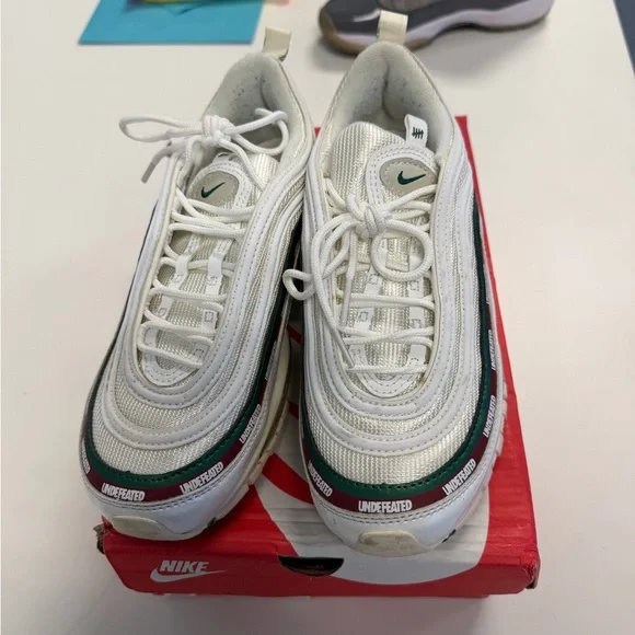 Nike Air Max 97 Cream and Black Sneakers - Picture 9 of 14